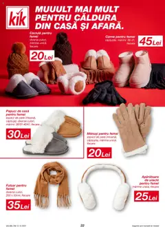 Previzualizarea de cataloage: Kik Catalog nou valabil de la 13.10.2025 | Pagina: 22