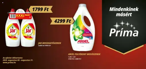 CBA Príma - Aktuális óriásplakátok megtekintése, amely érvényes 2025.08.05.-től