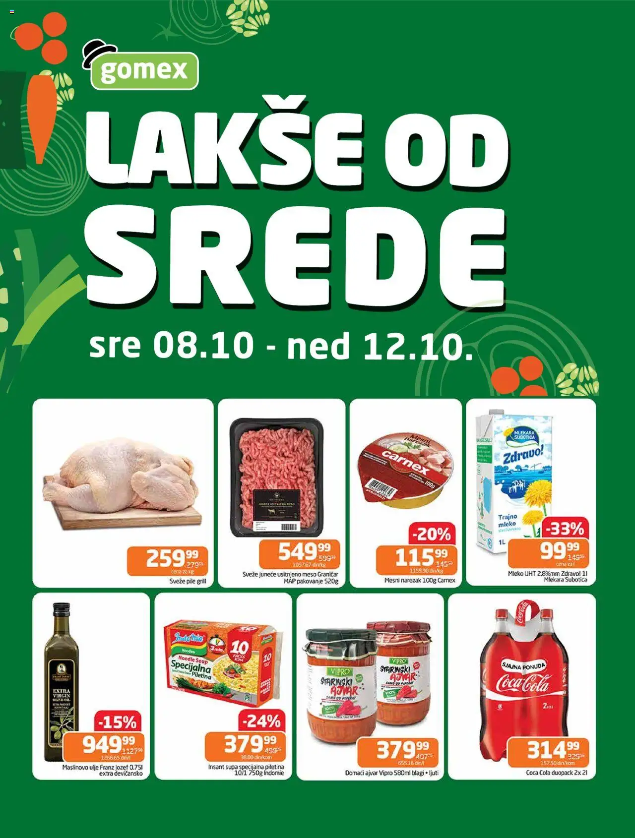 Gomex katalog važi od 08.10.2025 - stranica 1