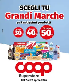 Anteprima dell'opuscolo COOP volantino Superstore Grandi Marche Torino dal negozio COOP valido da 07/04/2026