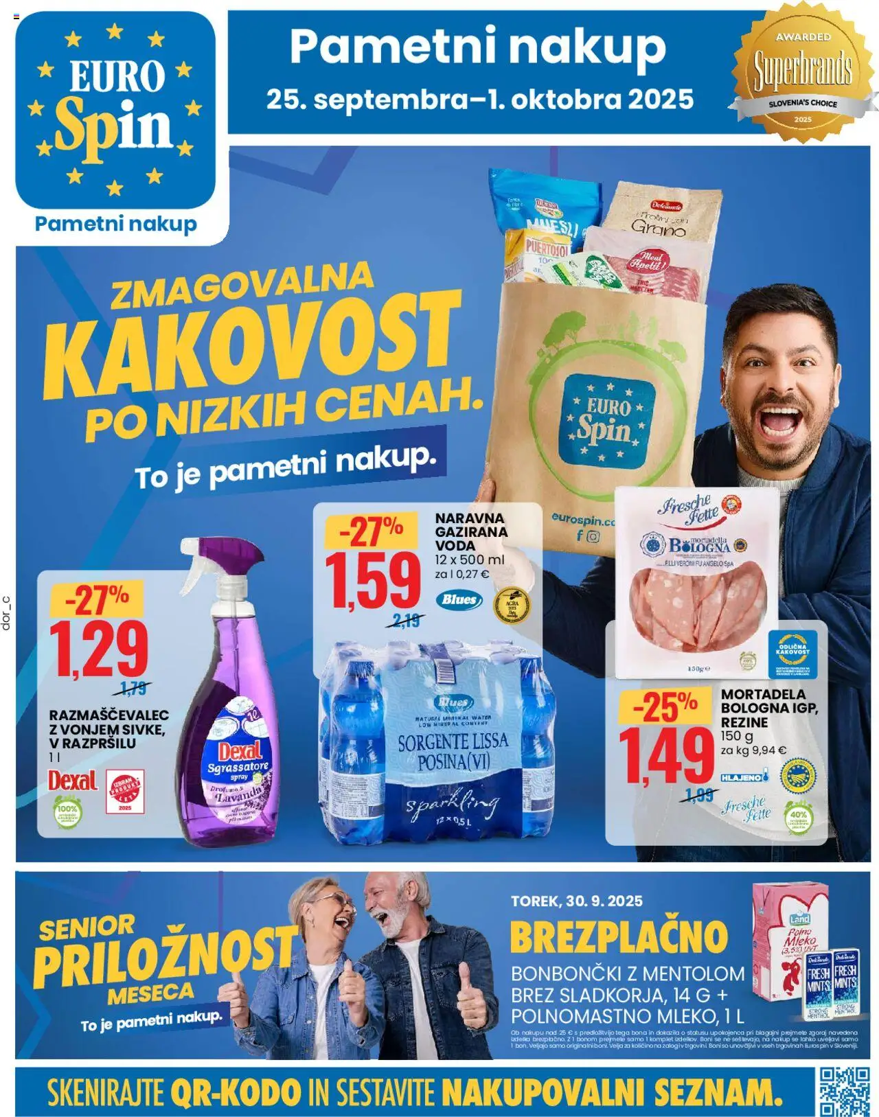 Eurospin Ljubljana od 25.09.2025 - aktualna ponudba - stran 1