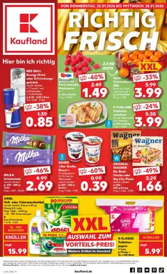 Vorschau von dem Prospekt des Geschäftes Kaufland, gültig ab dem 22.01.2026