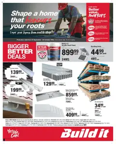 Preview of Build It flyer valid from 23/09/2025