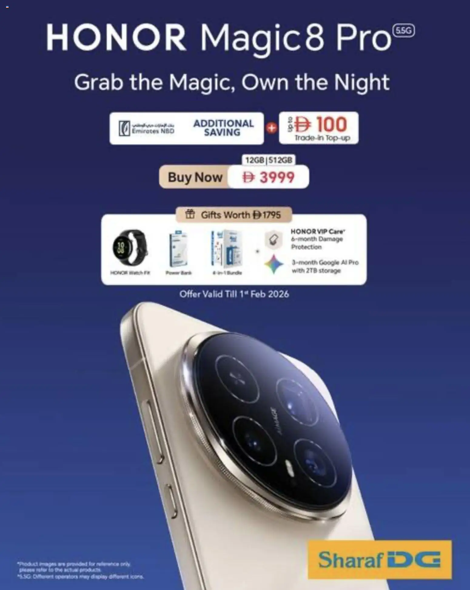 Preview of the catalogue HONOR Magic8 Pro Sale of store Sharaf DG valid from 31 Jan, 2026