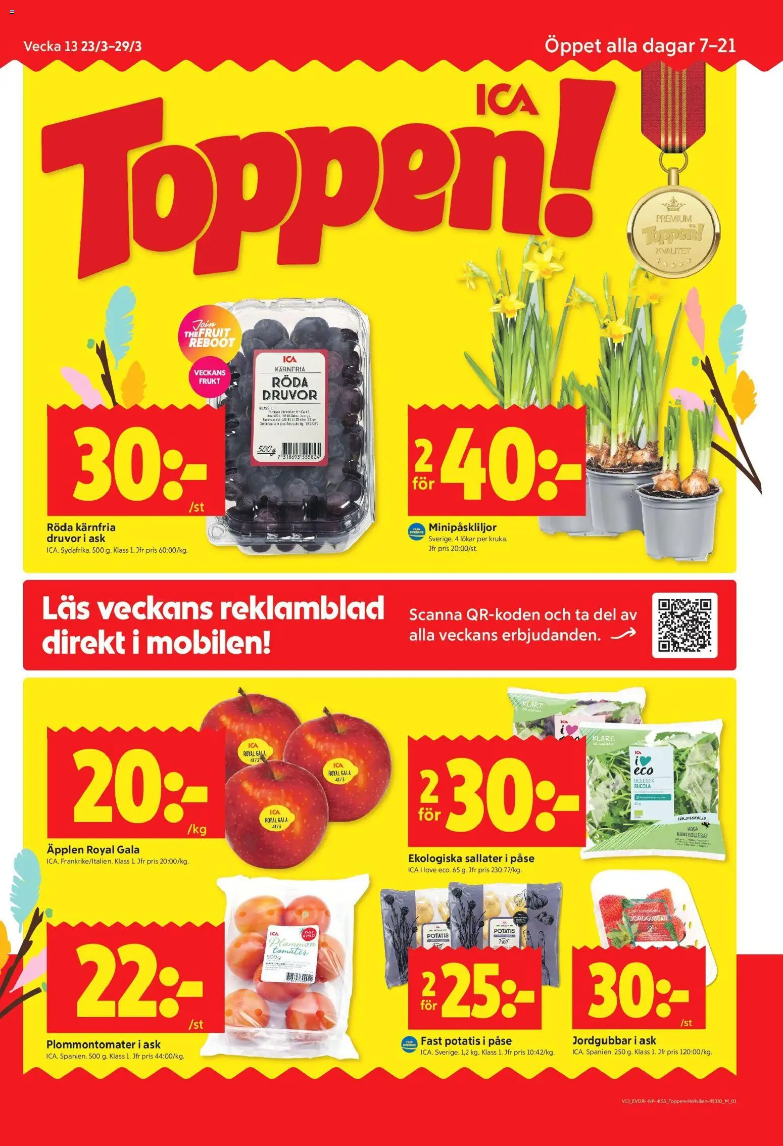 Förhandsgranska reklamblad Höllviken från butik ICA Kvantum gäller från 23/03/2026