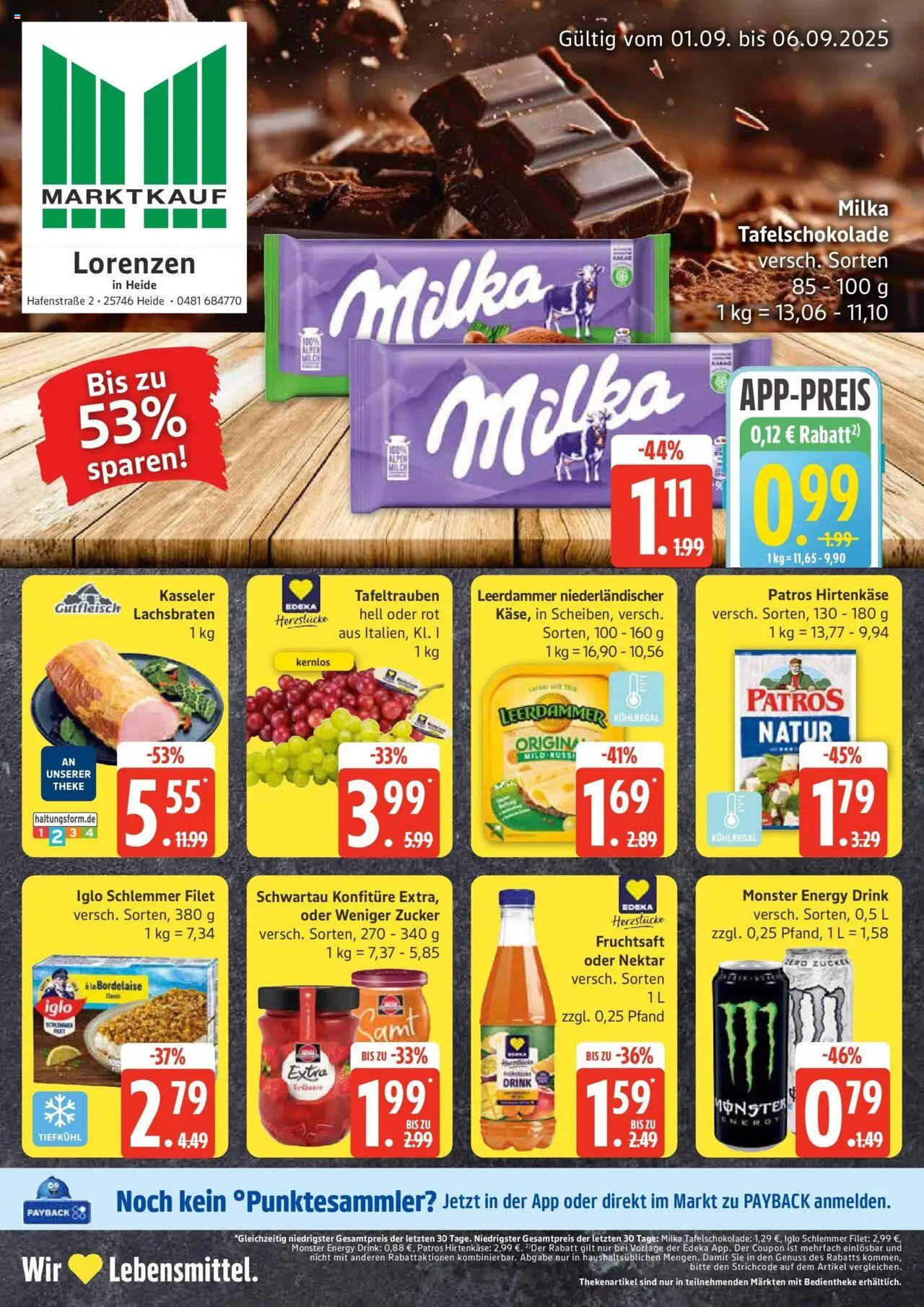 MARKTKAUF Prospekt ab Montag 01.09.2025 > Marktkauf: Wochenangebote