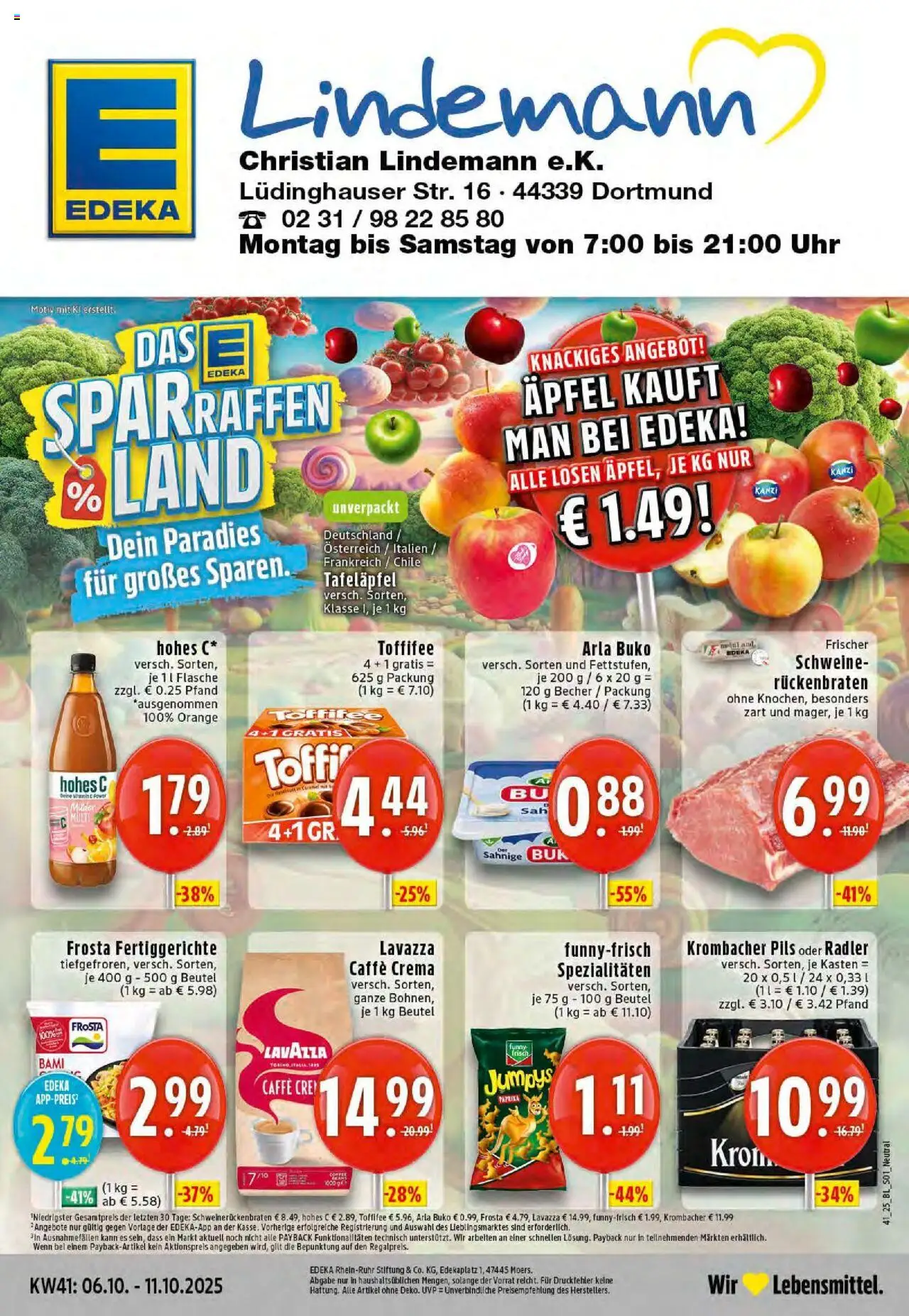 EDEKA Prospekt ab 06.10.2025 - Prospekt Dortmund-Eving Online