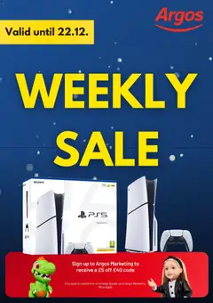 Preview of Argos Weekly offers valid from 16/12/2025