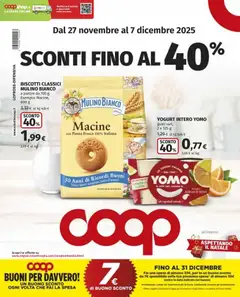 Anteprima dell'opuscolo Volantino Bergamo dal negozio COOP valido da 27/11/2025