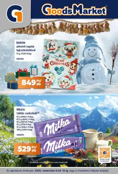 Goods Market - Akciós újság Goods Market megtekintése, amely érvényes 2025.11.06.-től