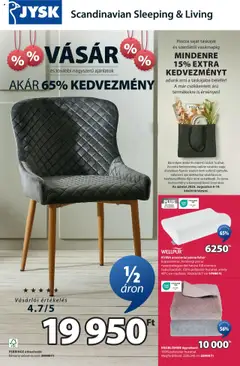 JYSK - Aktuális ajánlatok megtekintése, amely érvényes 2025.08.06.-től