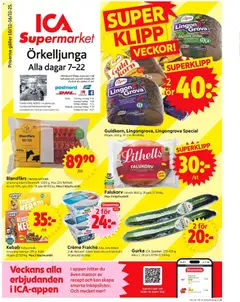 Förhandsgranska reklamblad Örkelljunga från butik ICA Supermarket gäller från 10/11/2025