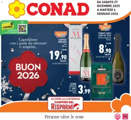 Anteprima dell'opuscolo Volantino Piemonte dal negozio Conad valido da 27/12/2025