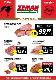 Náhled nabídky: Prodejny Zeman Leták - Plzeň platný od 29.09.2025