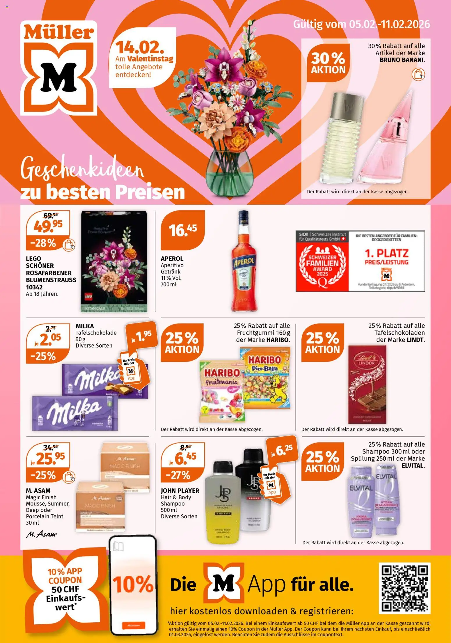 Vorschau des Merkblatts Aktionen vom Shop Müller gültig von 05.02.2026 bis 11.02.2026