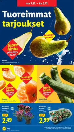 Kaupan Lidl Tarjoukset esikatselu, voimassa 30/10/2025 | Sivu: 23