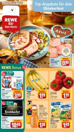 Vorschau von dem Prospekt des Geschäftes Rewe, gültig ab dem 14.09.2025