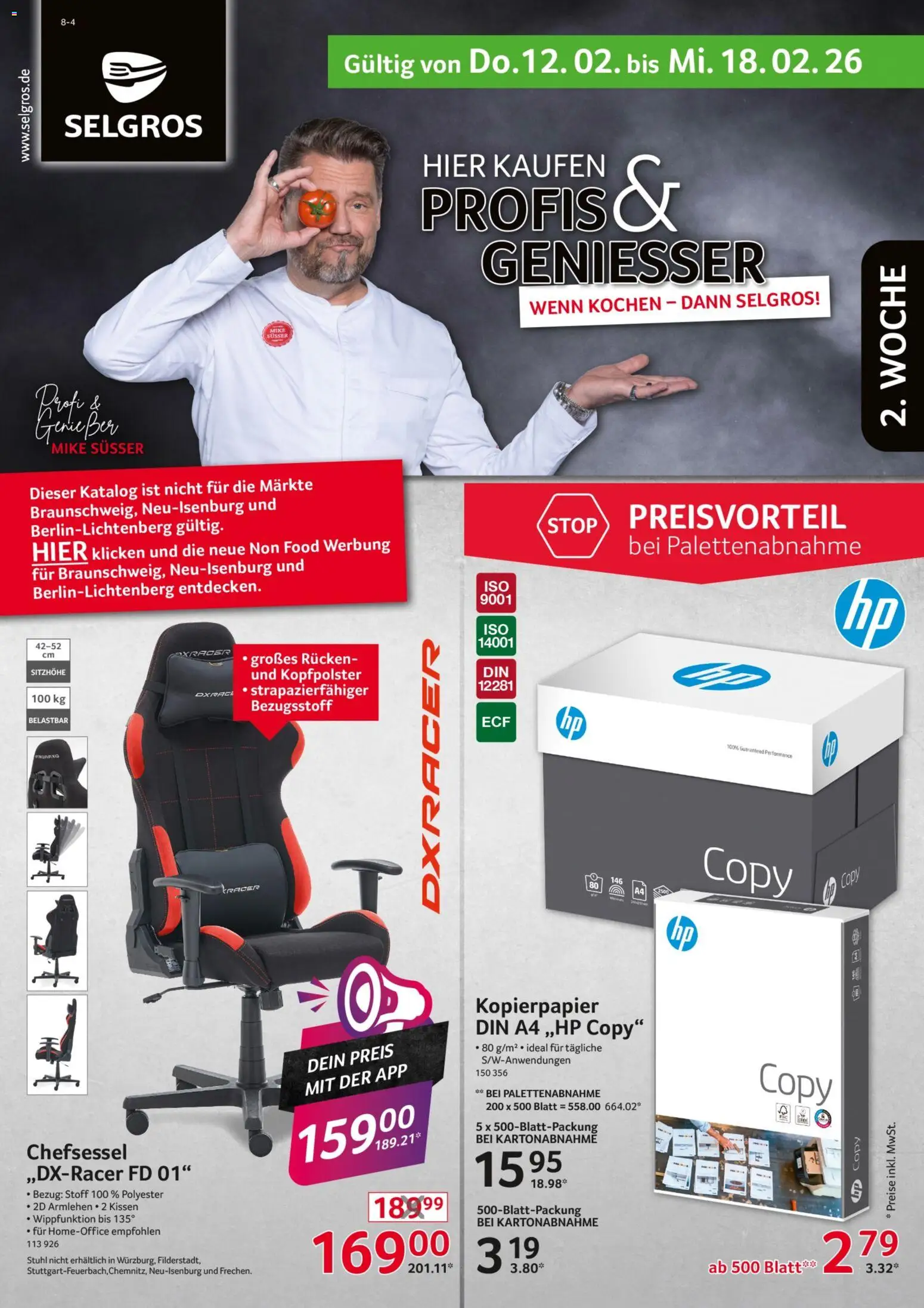 Vorschau von dem Prospekt des Geschäftes Selgros, gültig ab dem 12.02.2026