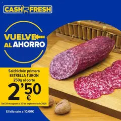 Vista previa del folleto de la tienda Cash Fresh válido desde el 29/08/2025 