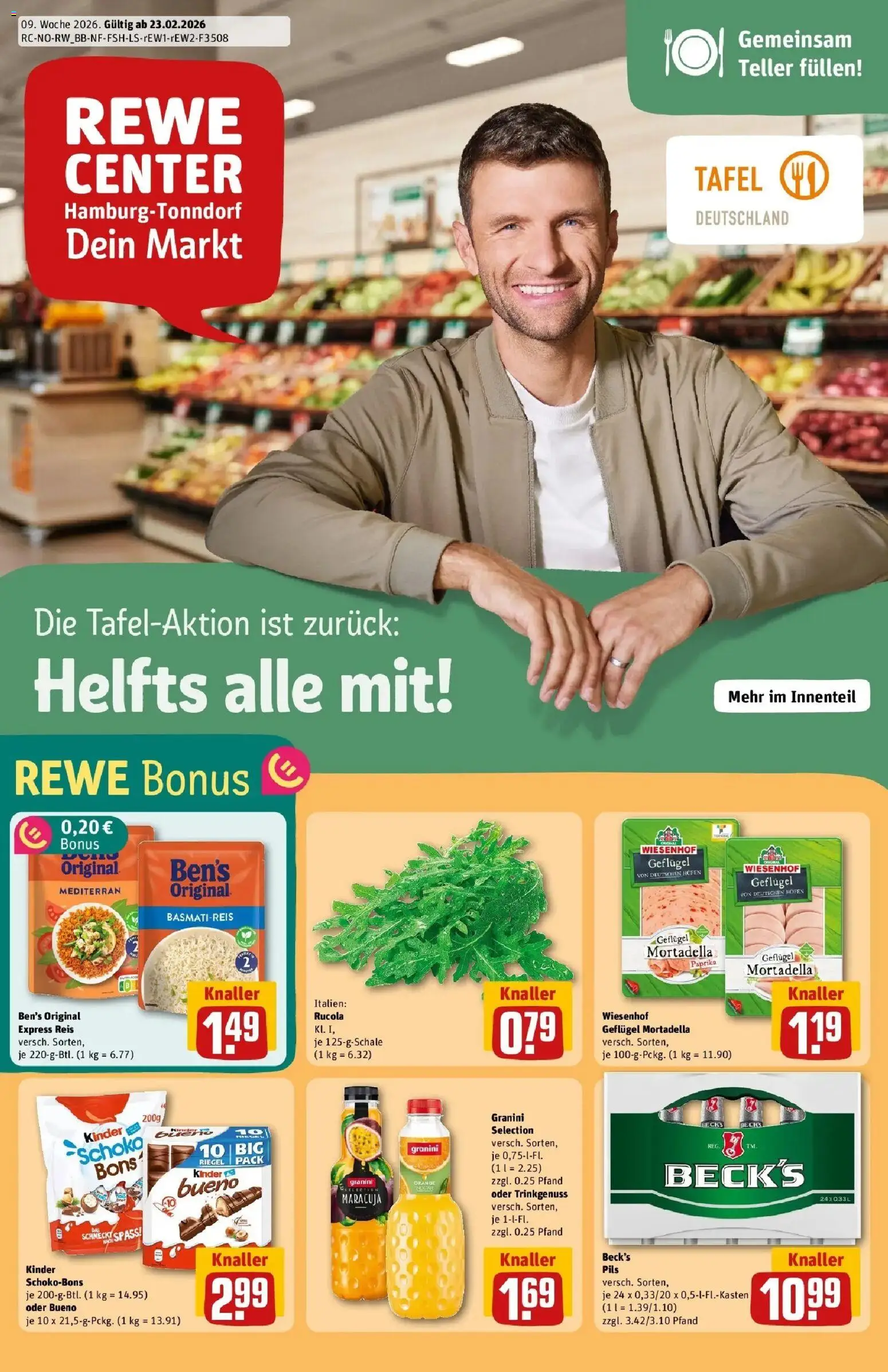Vorschau von dem Prospekt des Geschäftes Rewe, gültig ab dem 22.02.2026