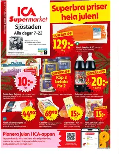 Förhandsgranska reklamblad Stockholm från butik ICA Supermarket gäller från 15/12/2025