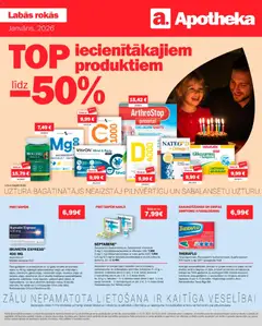 Skatīt Apotheka akciju bukletu, derīgs no 2026.01.01