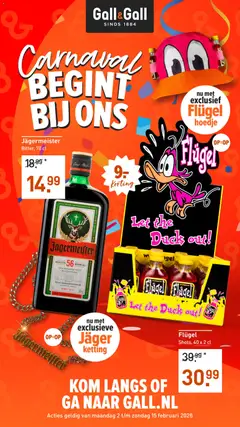 Voorbeeld van Carnaval folder van winkel Gall en Gall geldig vanaf 02-02-2026