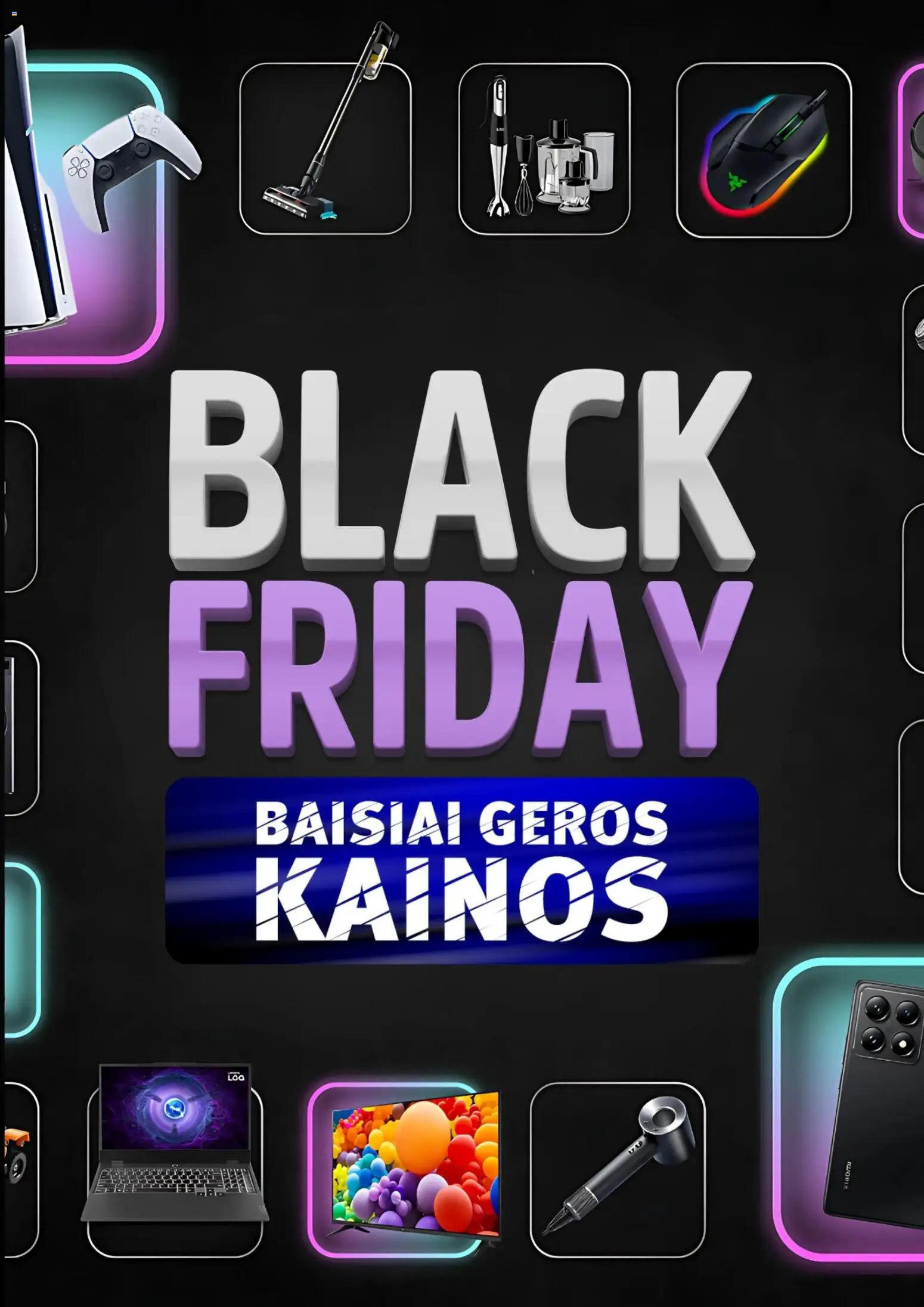 TOPOcentras parduotuvės leidinio Black Friday galiojančio nuo 2025.11.13 peržiūra