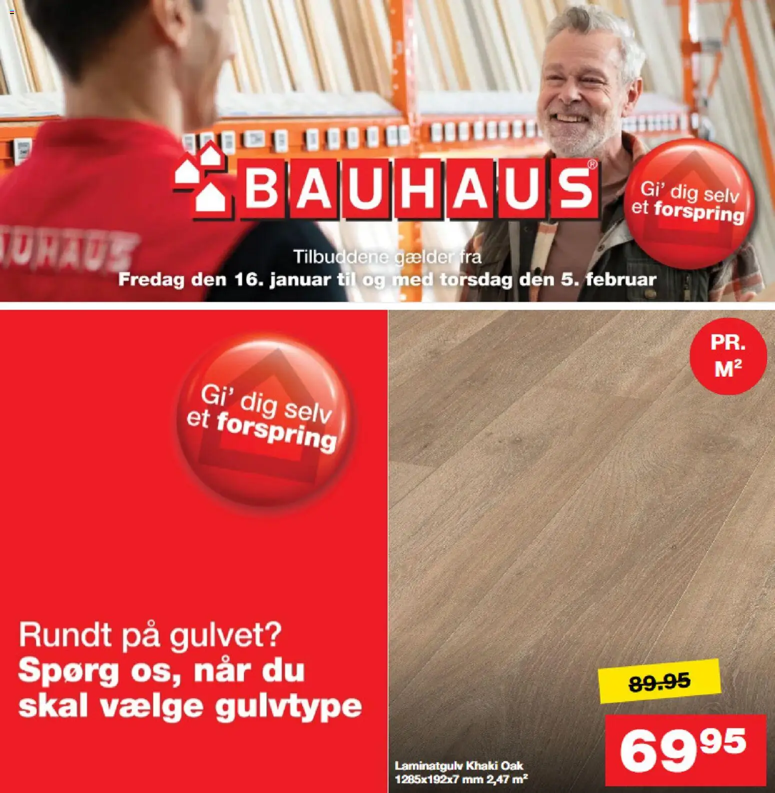 Eksempel på tilbudsavis Tilbudsavis fra butik Bauhaus gyldig fra 16/01/2026