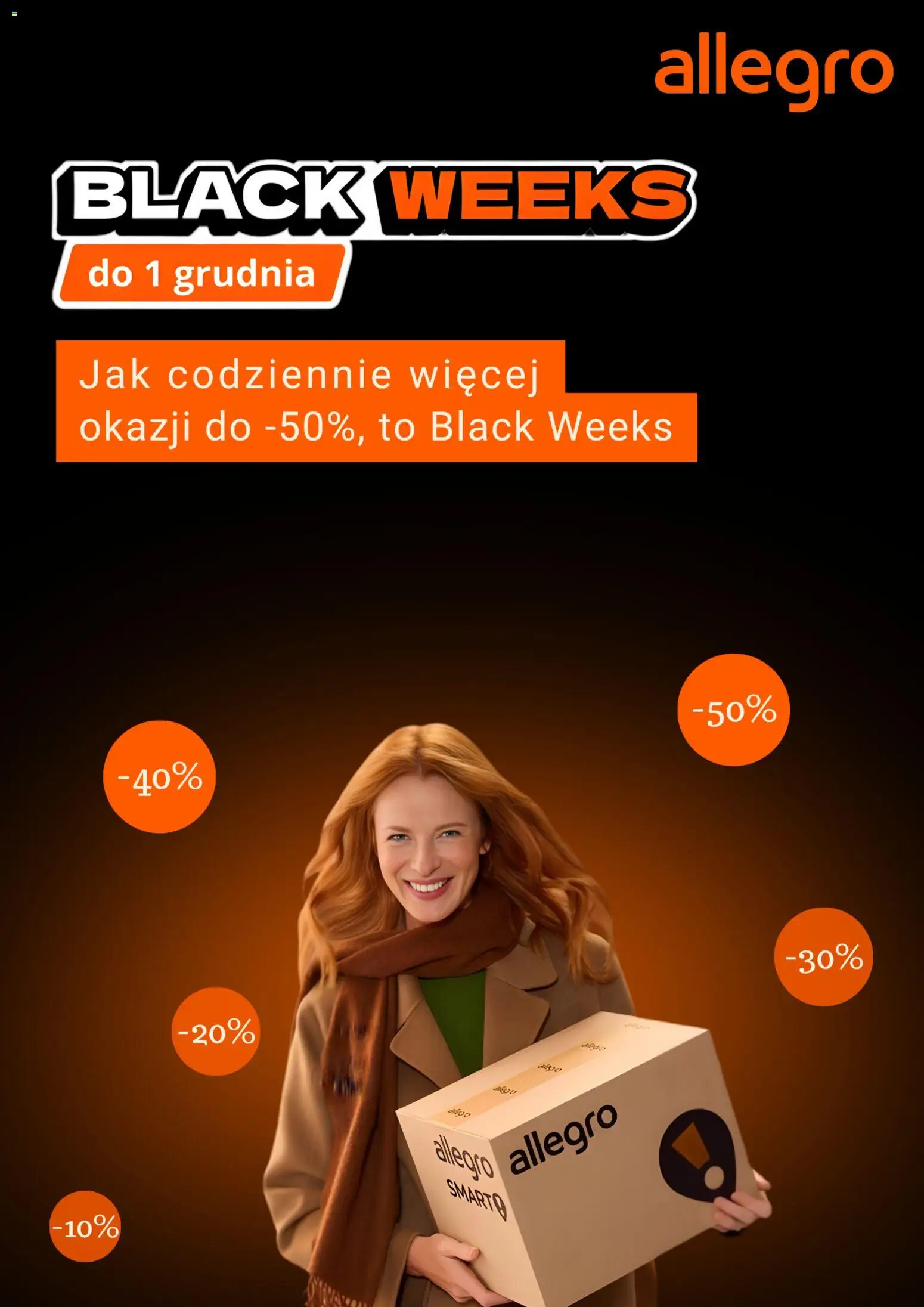 Pogląd gazetki "Black Friday" ze sklepu Allegro ważnej od 03.11.2025