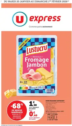 Prévisualisation de Catalogue du magasin U Express formulaire valide 20/01/2026