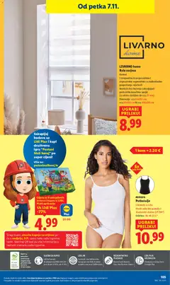 Pregled letka Katalog trgovine Lidl vrijedi od 03.11.2025 | Stranica: 105