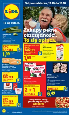 Pogląd gazetki "Gazetka" ze sklepu Lidl ważnej od 13.10.2025