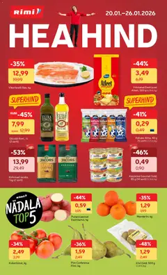 Rimi kliendilehe eelvaade alates 2026.01.20