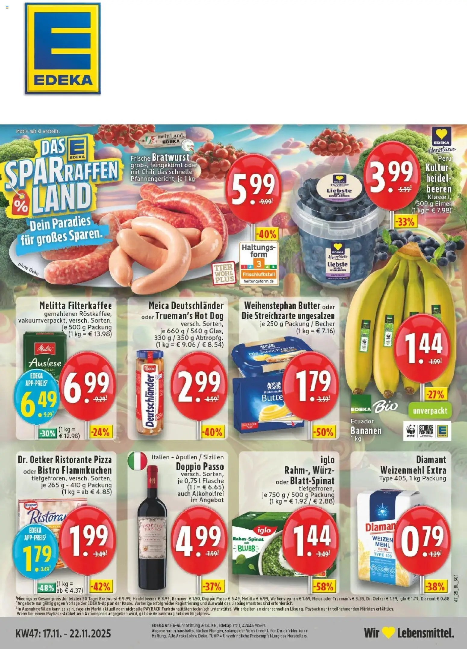 Vorschau von dem Prospekt des Geschäftes Edeka, gültig ab dem 17.11.2025