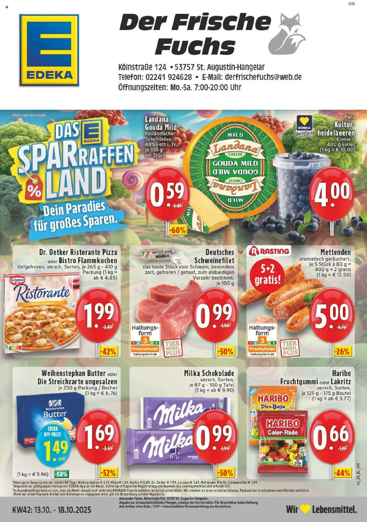 EDEKA Prospekt ab 13.10.2025 - Prospekt Sank Augustin Online