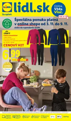 Náhľad Lidl letáku platného od 02.11.2025