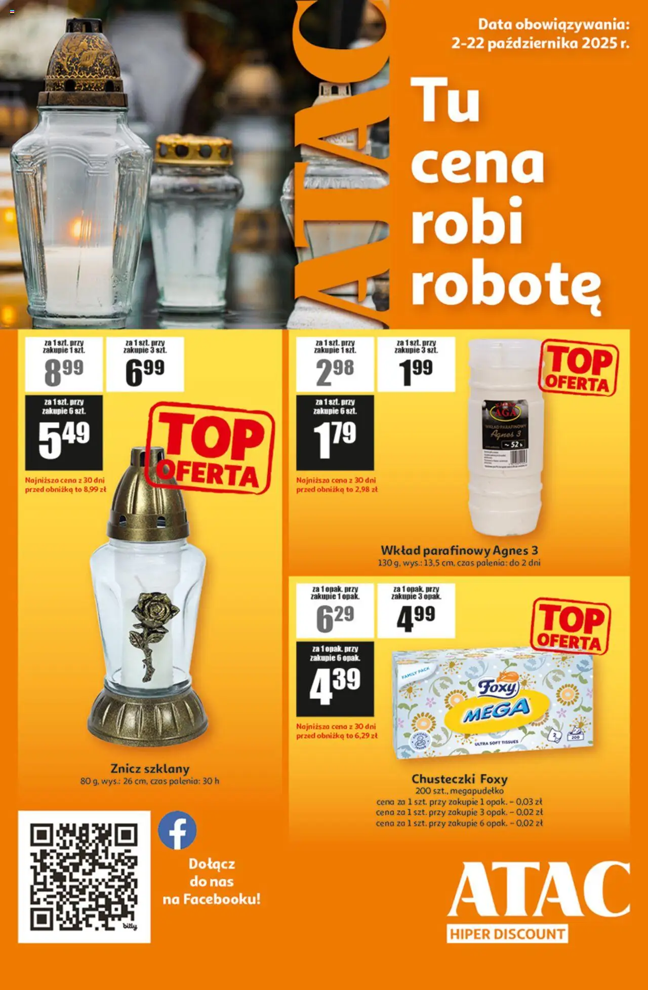 Auchan ATAC Hiper Discount od 02.10.2025 - Nowa Gazetka - Numer strony 1
