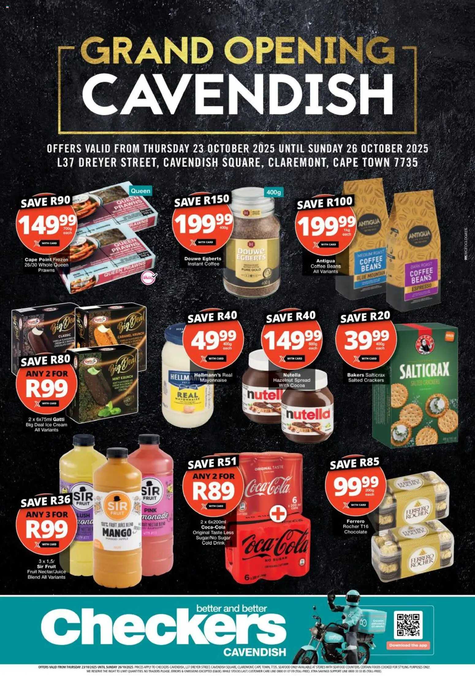 Checkers Western Cape - Cavendish Store Opening Extra 22/10 - 26/10/2025 >> Catalogue