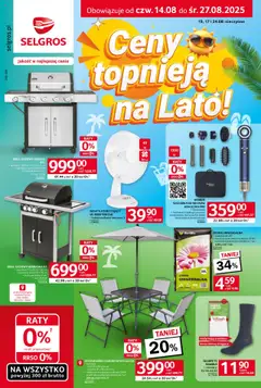 Pogląd gazetki "Katalog Hot Summer" ze sklepu Selgros cash&carry ważnej od 14.08.2025