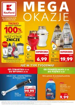 Pogląd gazetki "Mega okazje" ze sklepu Kaufland ważnej od 23.10.2025