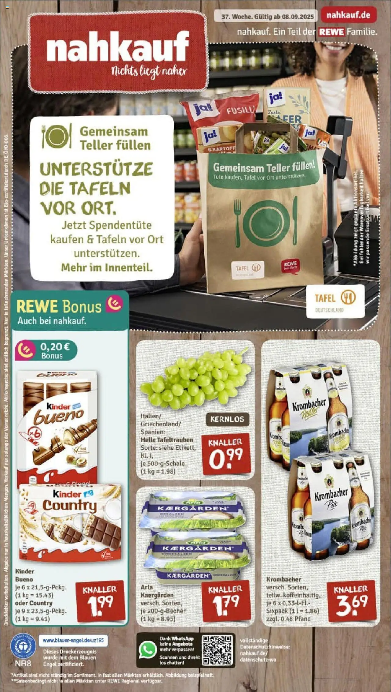 REWE Prospekt ab 07.09.2025 nächste Woche - Prospekt Emmerthal	
