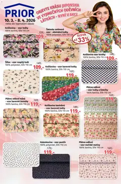 Náhled nabídky: Prior Prior - Akční Nabídka Látek A Bytového Textilu platný od 10.03.2026