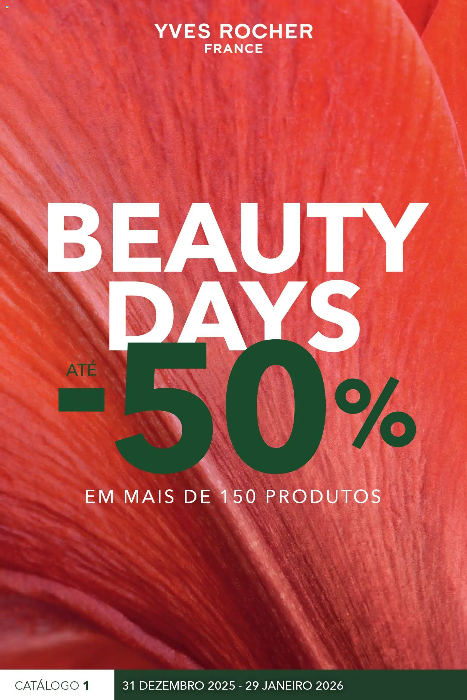 Pré-visualização do folheto da loja Yves Rocher válida a partir de 31/12/2025