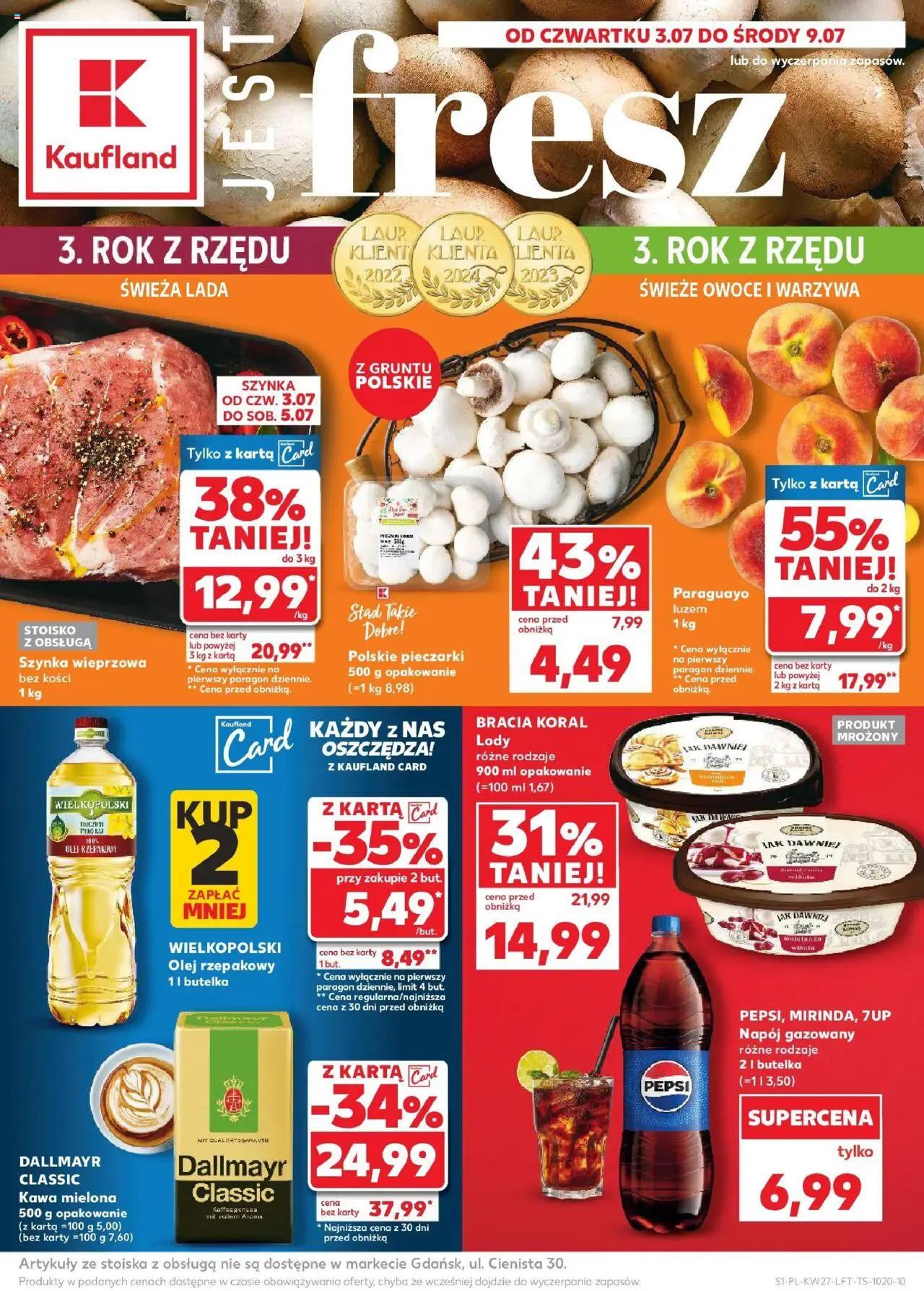 KAUFLAND gazetka promocyjna 03.07.2025 - Promocje - Numer strony 1