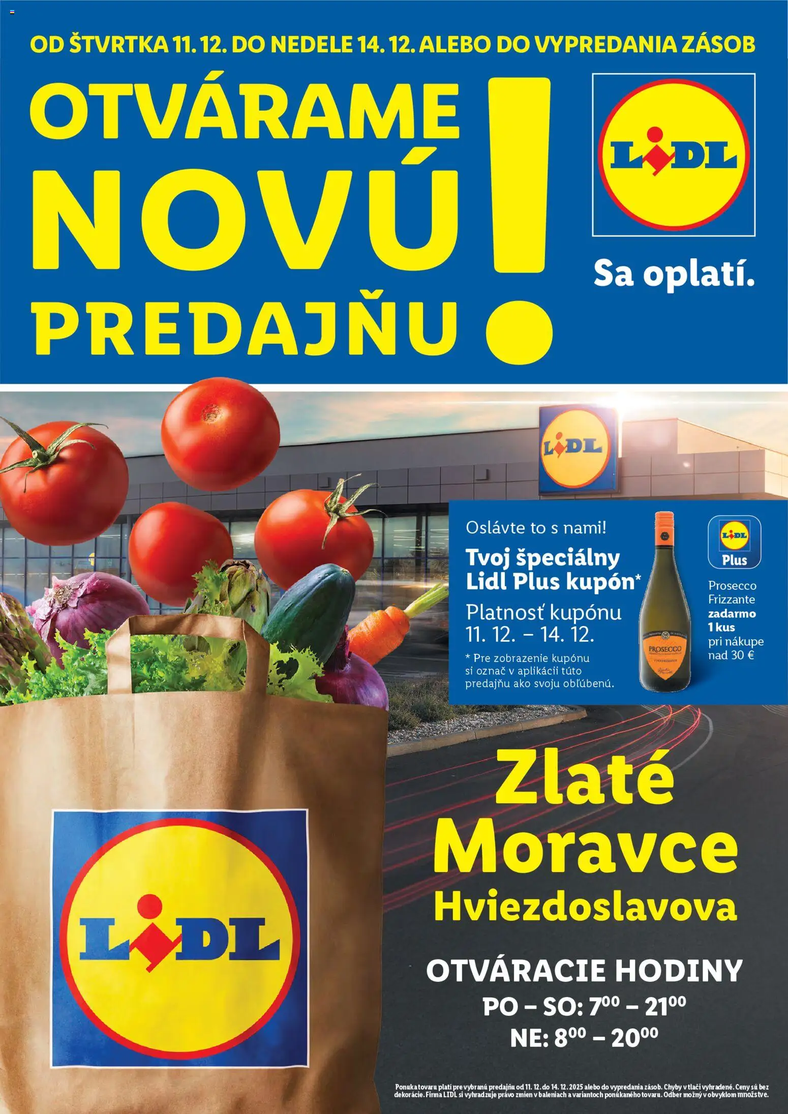 Náhľad Lidl letáku platného od 11.12.2025 - Prosecco, Hodiny
