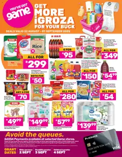 Preview of Game flyer valid from 22/08/2025