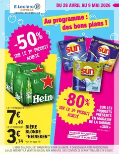 Prévisualisation de E.Leclerc catalogue Express du magasin E.Leclerc formulaire valide 28/04/2026