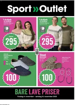 Forhåndsvis Kundeavis fra butikk Sport Outlet gyldig fra 04/11/2025
