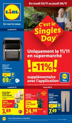 Prévisualisation de Catalogue les bonnes affaires de la semaine du magasin LIDL formulaire valide 03/11/2025
